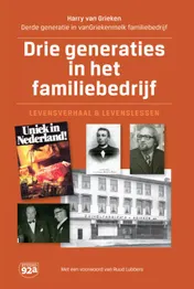 Omslag van Drie generaties in het familiebedrijf