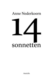 Omslag van 14 sonnetten