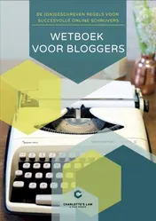 Omslag van Wetboek voor bloggers