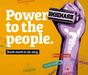 Omslag van Sterk merk in de zorg