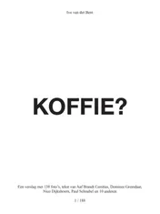 Omslag van Koffie?