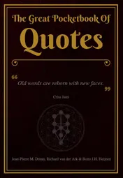 Omslag van The Great Pocketbook Of Quotes