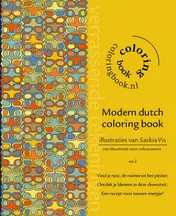 Omslag van Modern dutch coloring book