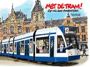 Omslag van Met de tram!