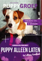 Omslag van Het Ultieme Puppy Alleen Laten Handboek