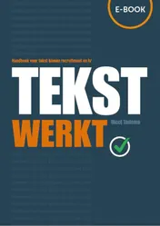 Omslag van Tekst werkt