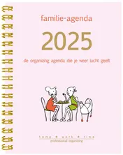 Omslag van homeworktime familie-agenda 2025