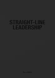 Omslag van Straight-Line Leadership