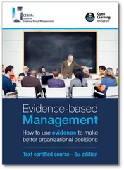 Omslag van Evidence Based Management