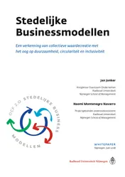 Omslag van Stedelijke Businessmodellen