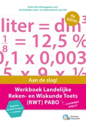 Omslag van Werkboek landelijke reken- en wiskunde Toets (RWT) PABO