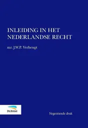 Omslag van Inleiding in het Nederlandse recht