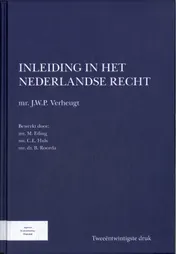 Omslag van Inleiding in het Nederlandse recht