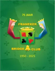 Omslag van 75 Jaar Franeker Bridge Club (1950-2025)