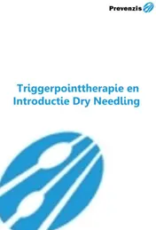 Omslag van Module 1: Triggerpointtherapie en introductie dry needling
