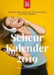 Omslag van 365 dagen succesvol scheurkalender 2019
