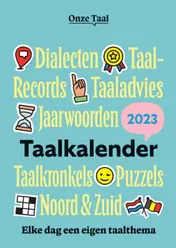 Omslag van Onze Taal Taalkalender 2023