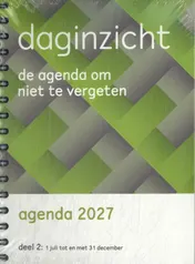 Omslag van Daginzicht agenda 2027 : de agenda om niet te vergeten