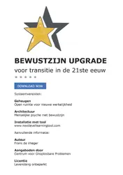 Omslag van Bewustzijn upgrade voor transitie in de 21ste eeuw