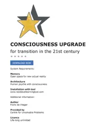Omslag van Consciousness upgrade for transition in the 21st century