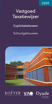 Omslag van Vastgoed Taxatiewijzer Exploitatiekosten Schoolgebouwen 2020