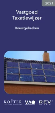 Omslag van Vastgoed Taxatiewijzer Bouwgebreken 2021
