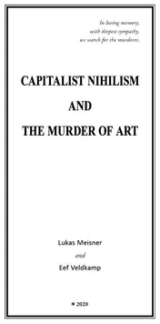 Omslag van Capitalist Nihilism and the Murder of Art