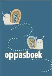 Omslag van Oppasboek indigo