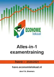 Omslag van Alles-in-1 examentraining Economie havo