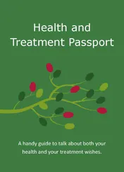 Omslag van Behandelpaspoort/Health and Treatment Passport - Engelse versie
