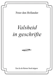 Omslag van Valsheid in geschrifte