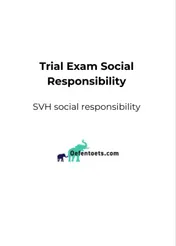 Omslag van Trial Exams Social Responsibility