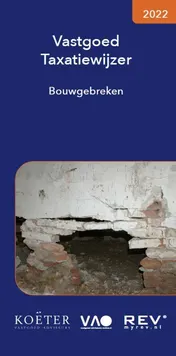Omslag van Vastgoed Taxatiewijzer Bouwgebreken 2022