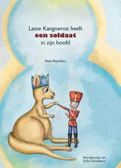 Omslag van Lasse Kangoeroe heeft een soldaat in zijn hoofd