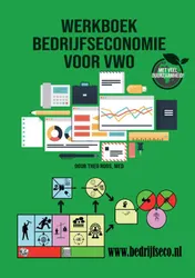 Omslag van Werkboek bedrijfseconomie voor vwo