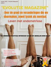 Omslag van Evolutie Magazine editie 1 Leven met endometriose