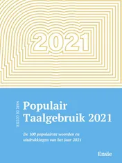 Omslag van Populair Taalgebruik 2021