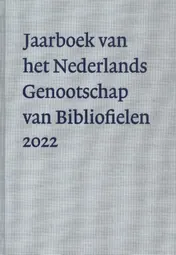 Omslag van Nederlands Genootschap v Bibliofielen