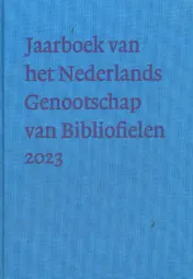 Omslag van Nederlands Genootschap van Bibliofielen