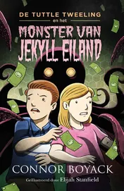 Omslag van De Tuttle Tweeling en het monster van Jekyll eiland