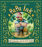 Omslag van Papa Ink - Het Koninkrijk van de Luie Dieren