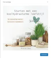Omslag van Starten met een koolhydraatarme leefstijl
