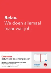 Omslag van Omdenken Docentenplanner
