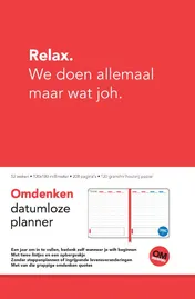 Omslag van Omdenken planner