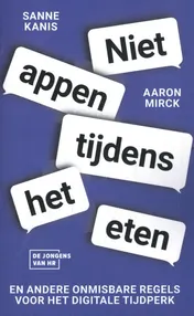 Omslag van Niet appen tijdens het eten