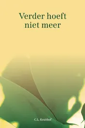 Omslag van Verder hoeft niet meer