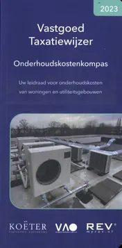Omslag van Vastgoed taxatiewijzer onderhoudskostenkompas 2023