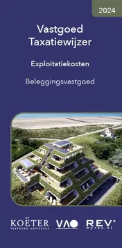 Omslag van Vastgoed Taxatiewijzer Exploitatiekosten Beleggingsvastgoed 2024