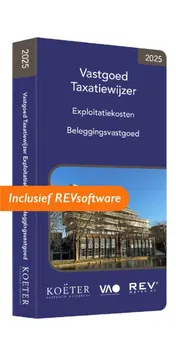 Omslag van Vastgoed Taxatiewijzer Exploitatiekosten Beleggingsvastgoed 2025