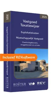 Omslag van Vastgoed Taxatiewijzer Exploitatiekosten Maatschappelijk Vastgoed 2025